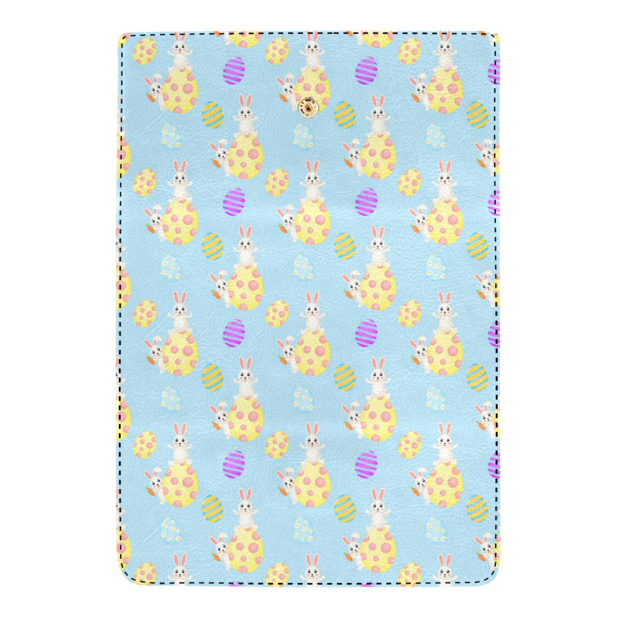 Easter Eggs Pattern Print Design RB015 Women's Trifold Wallet