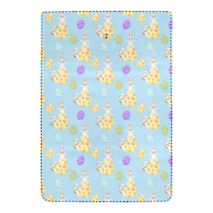 Easter Eggs Pattern Print Design RB015 Women's Trifold Wallet