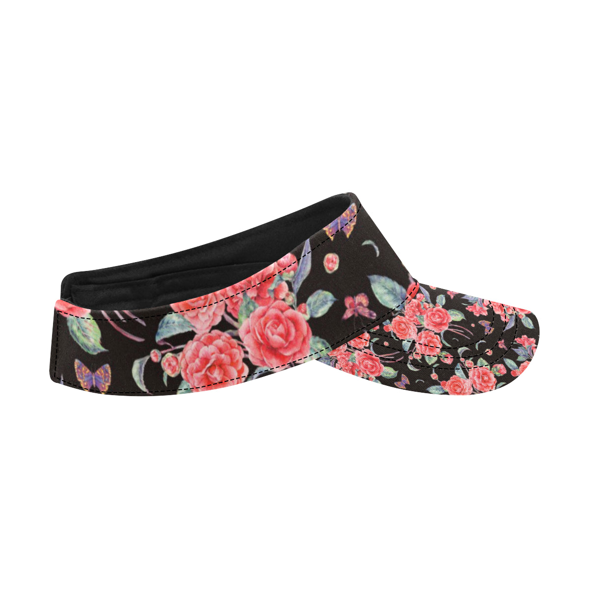 Camellia Pattern Print Design CM03 Unisex Sun Visor