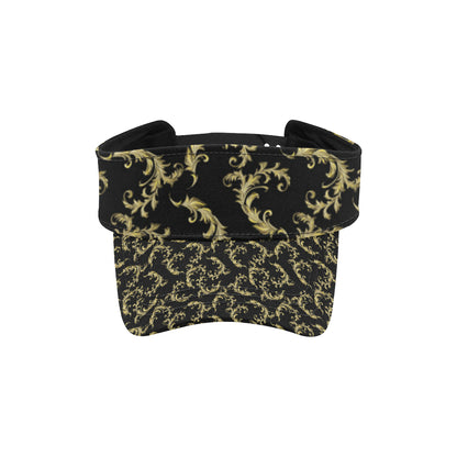 Baroque Golden Pattern Print Design 01 Unisex Sun Visor
