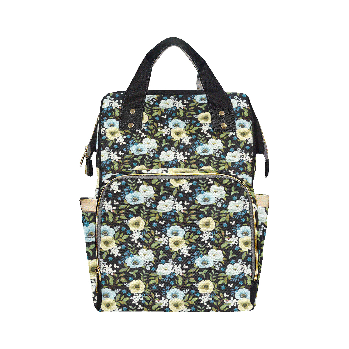 Anemone Pattern Print Design AM03 Diaper Bag Backpack