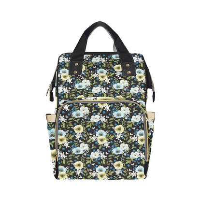 Anemone Pattern Print Design AM03 Diaper Bag Backpack