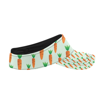 Carrot Pattern Print Design 05 Unisex Sun Visor