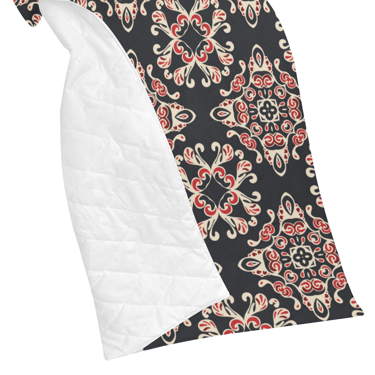 Medallion Pattern Print Design 01 Premium Quilt