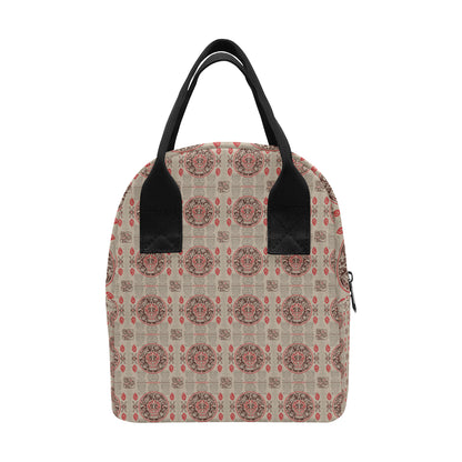 Calendar Aztec Print Pattern Insulated Lunch Bag