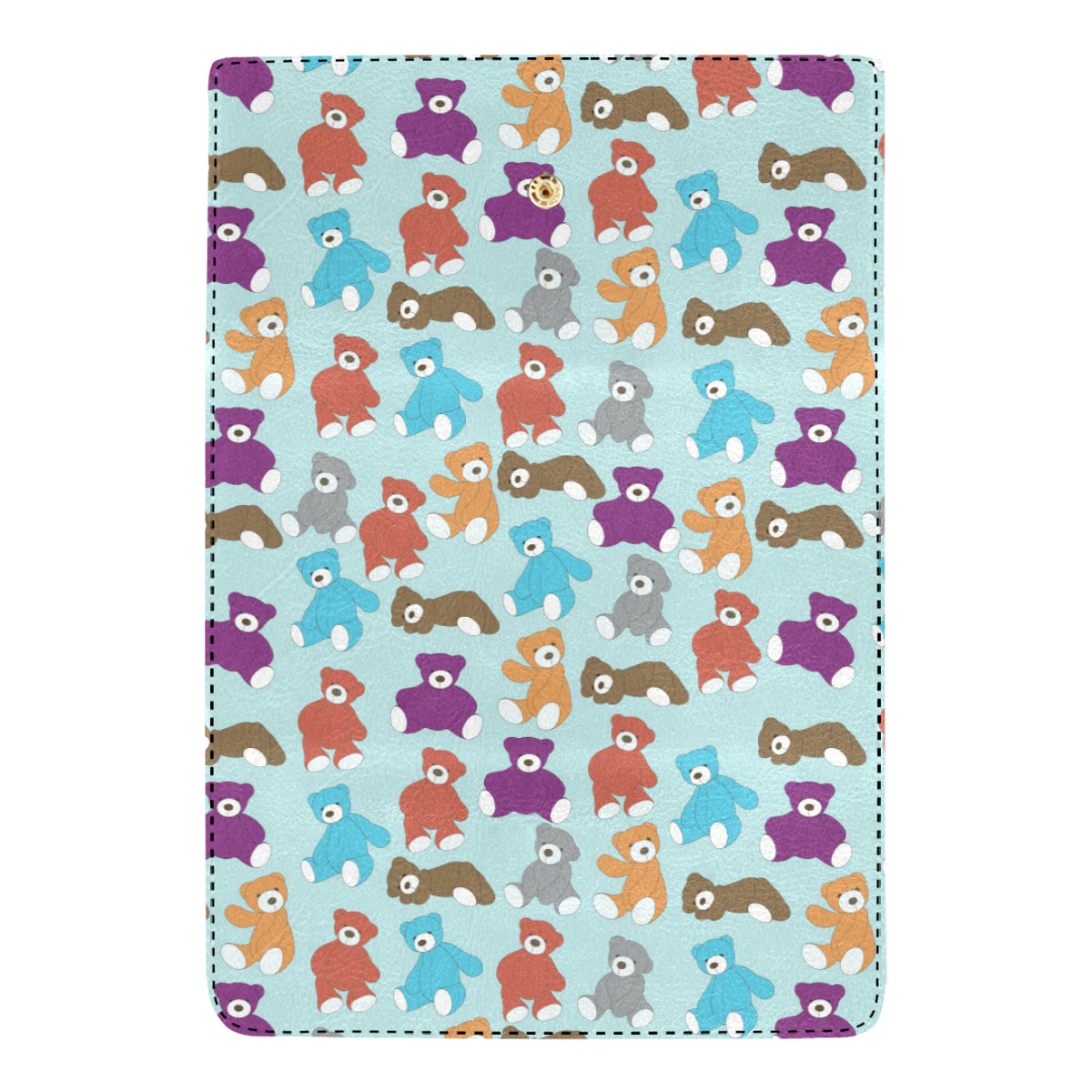 Bear Cute Pattern Print Design 03 Women's Trifold Wallet
