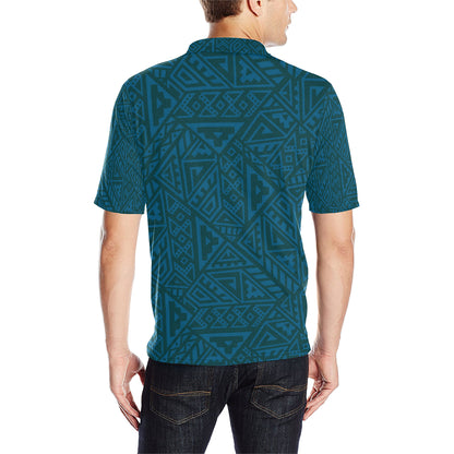 Maori Pattern Print Design 03 Men Polo Shirt