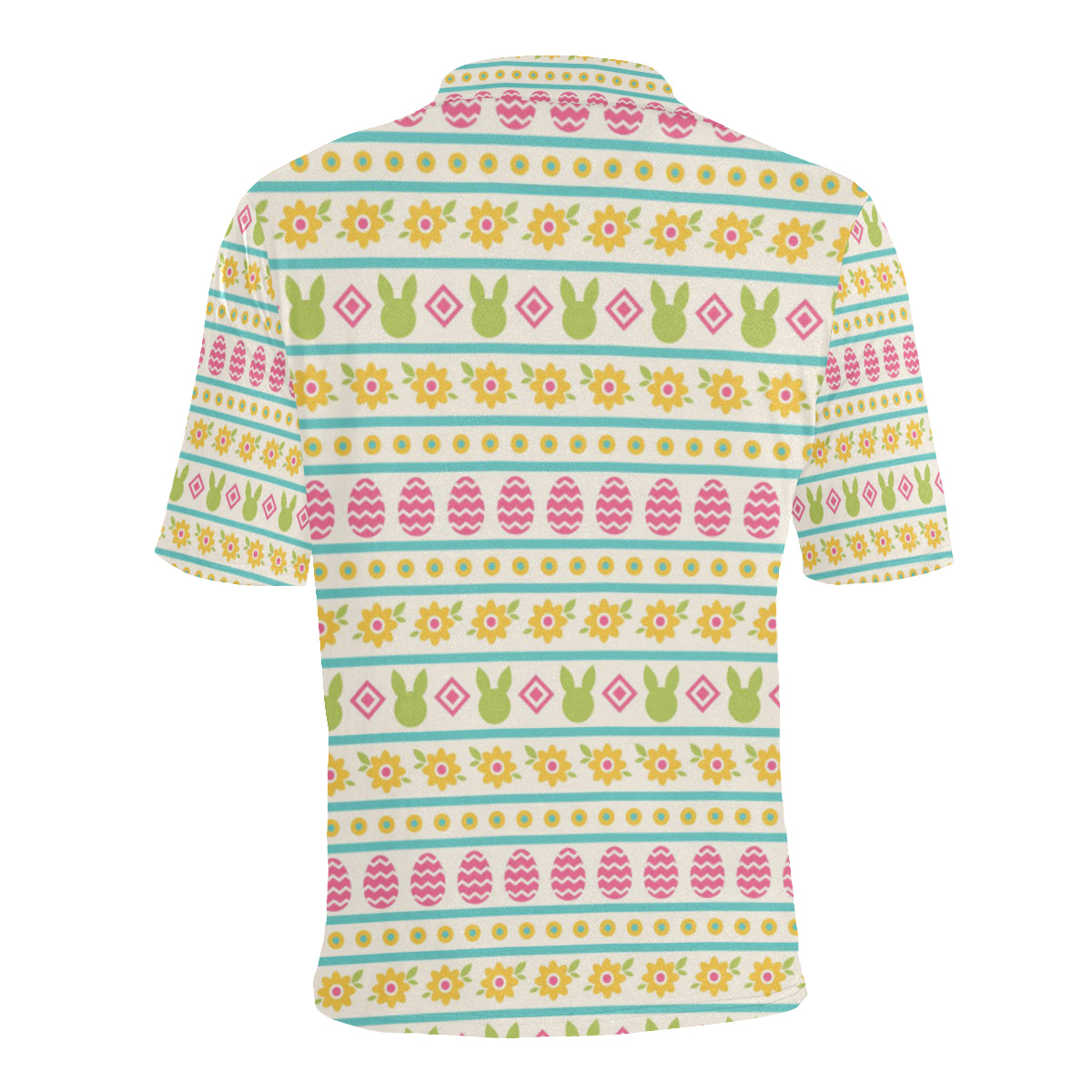 Easter Eggs Pattern Print Design RB016 Men Polo Shirt
