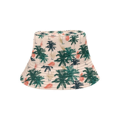 Palm Tree Pattern Print Design PT014 Unisex Bucket Hat