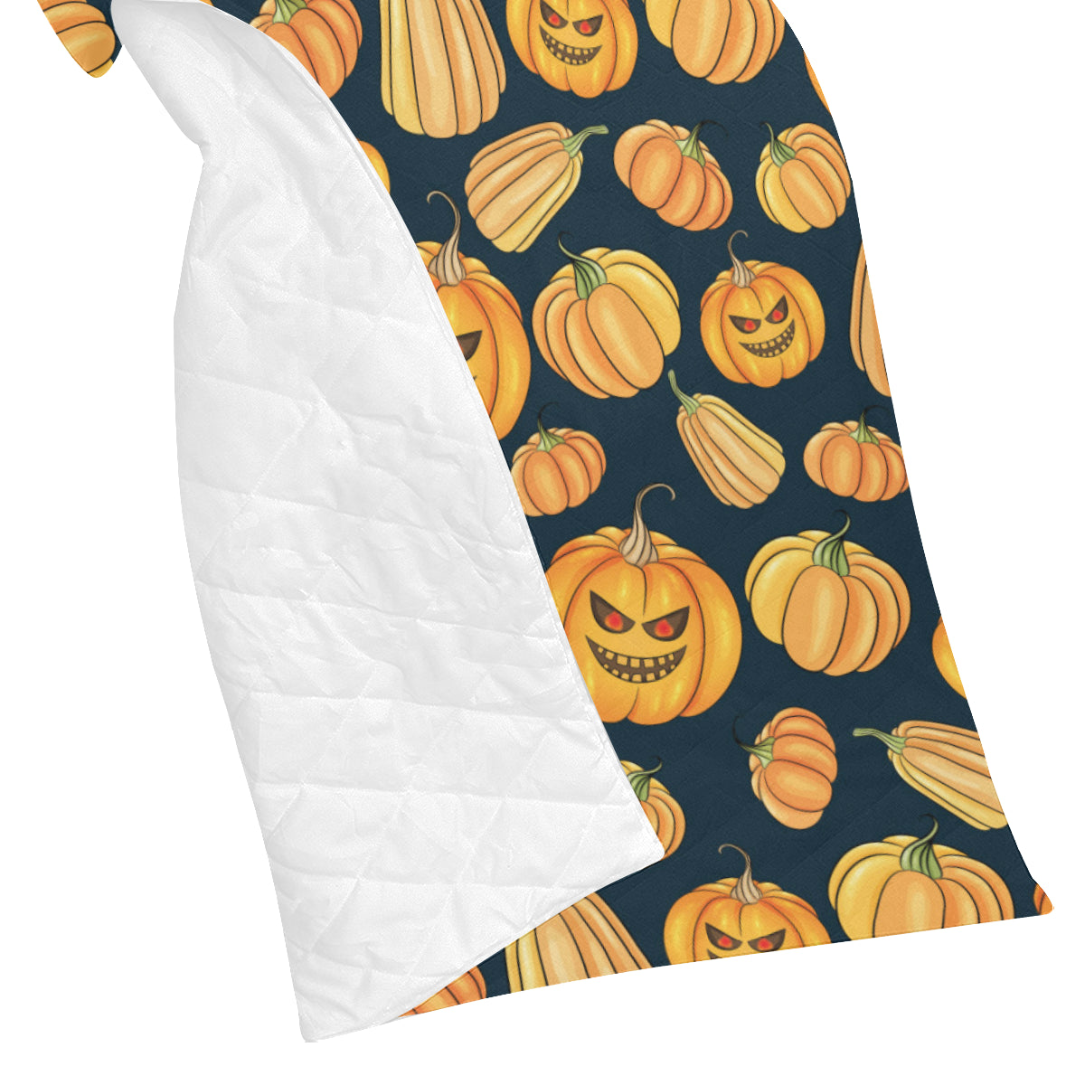 Pumpkin Halloween Pattern Print Design A04 Premium Quilt