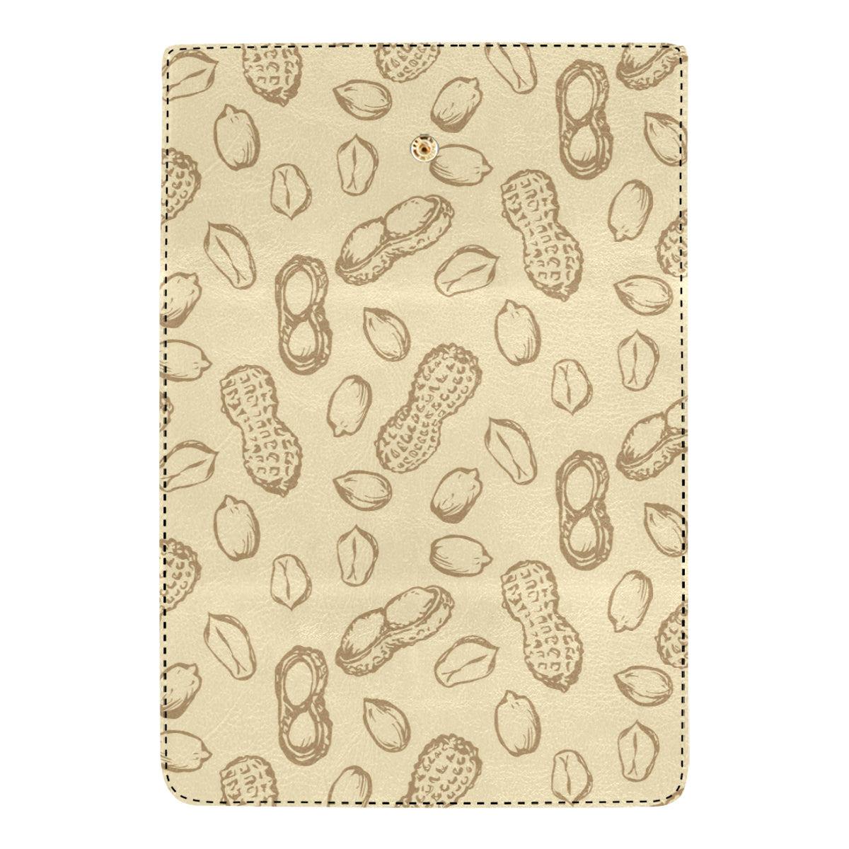 Peanut Pattern Print Design A02 Women's Trifold Wallet