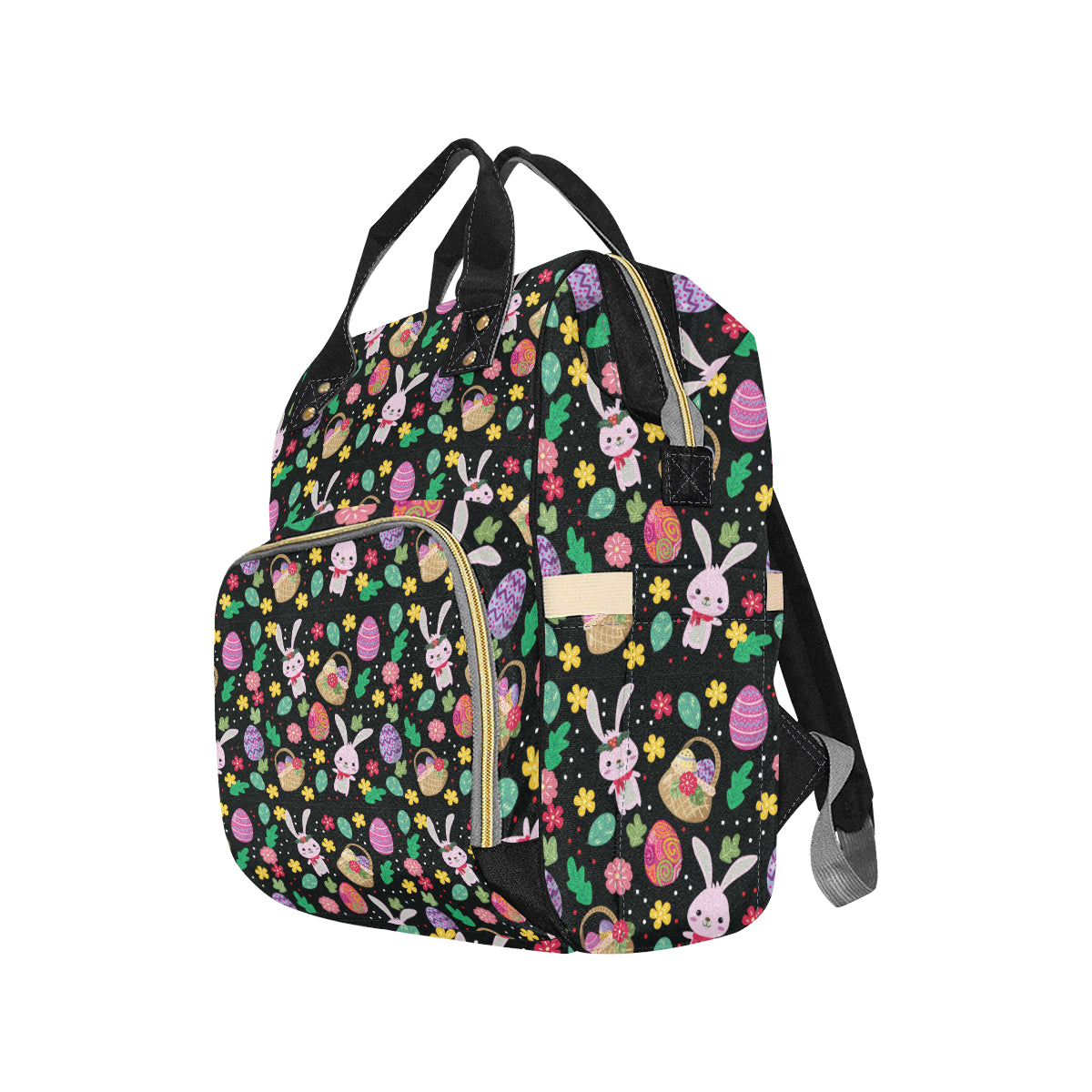 Easter Eggs Pattern Print Design RB05 Diaper Bag Backpack