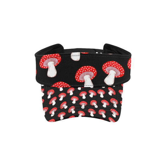 Mushroom Pattern Print Design A02 Unisex Sun Visor