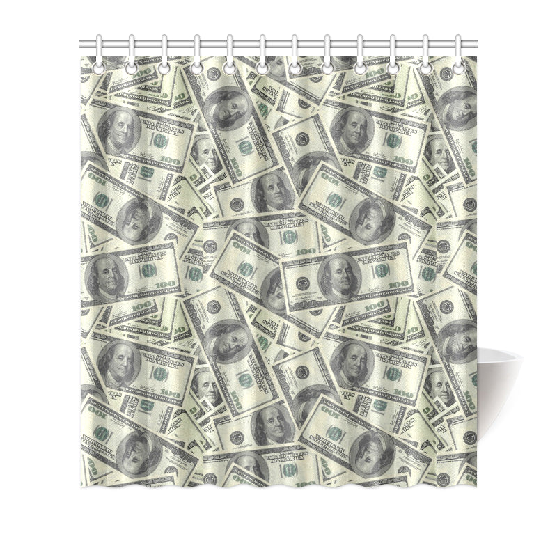 Dollar Pattern Print Design DO02 Shower Curtain