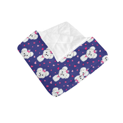Maltese Pattern Print Design 02 Premium Quilt