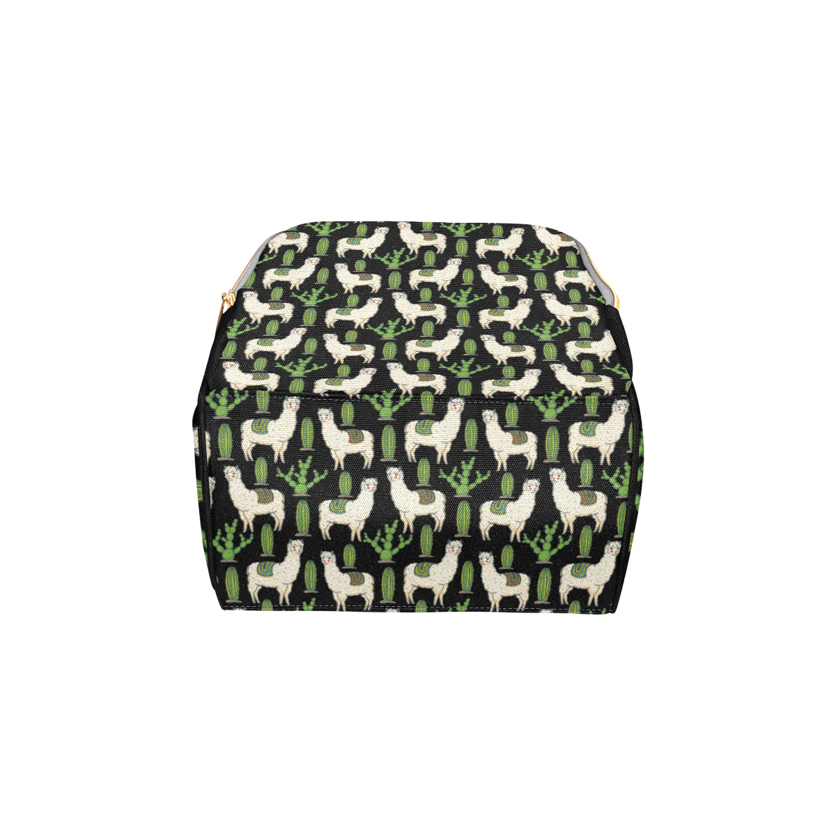Llama Cactus Pattern Print Design 011 Diaper Bag Backpack