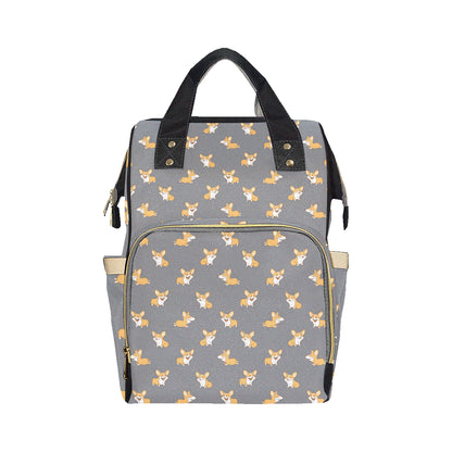 Pembroke Welsh Corgis Pattern Print Design A02 Diaper Bag Backpack