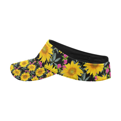 Sunflower Pattern Print Design SF014 Unisex Sun Visor
