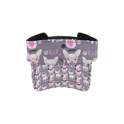 Chihuahua Happy Pattern Unisex Sun Visor