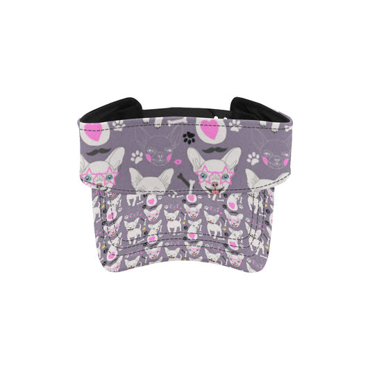 Chihuahua Happy Pattern Unisex Sun Visor