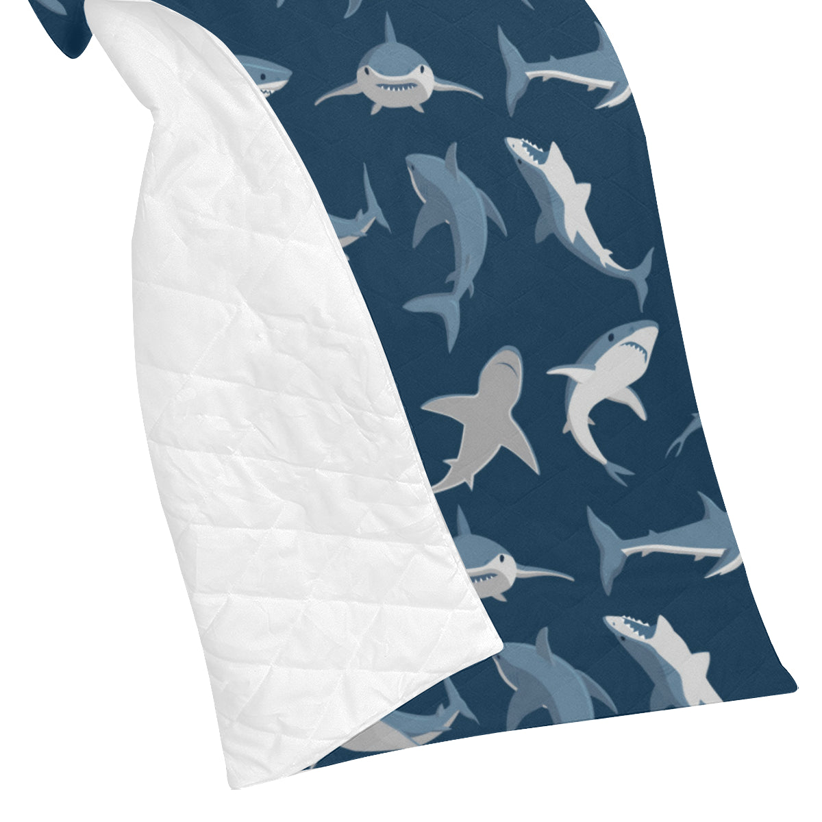 Shark Action Pattern Premium Quilt