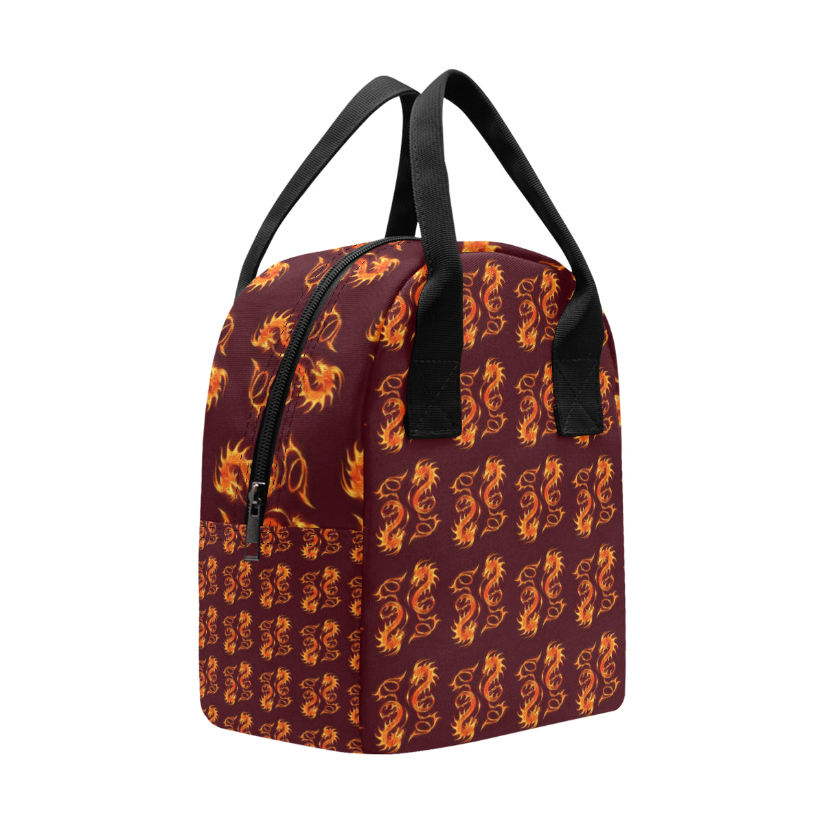 Dragons Fire Design Insulated Lunch Bag