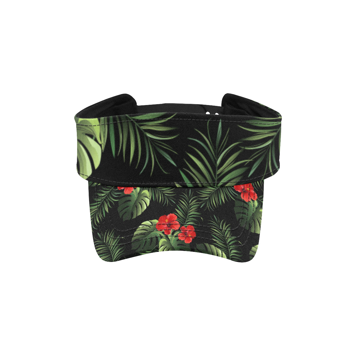Red Hibiscus Tropical Unisex Sun Visor