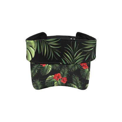 Red Hibiscus Tropical Unisex Sun Visor