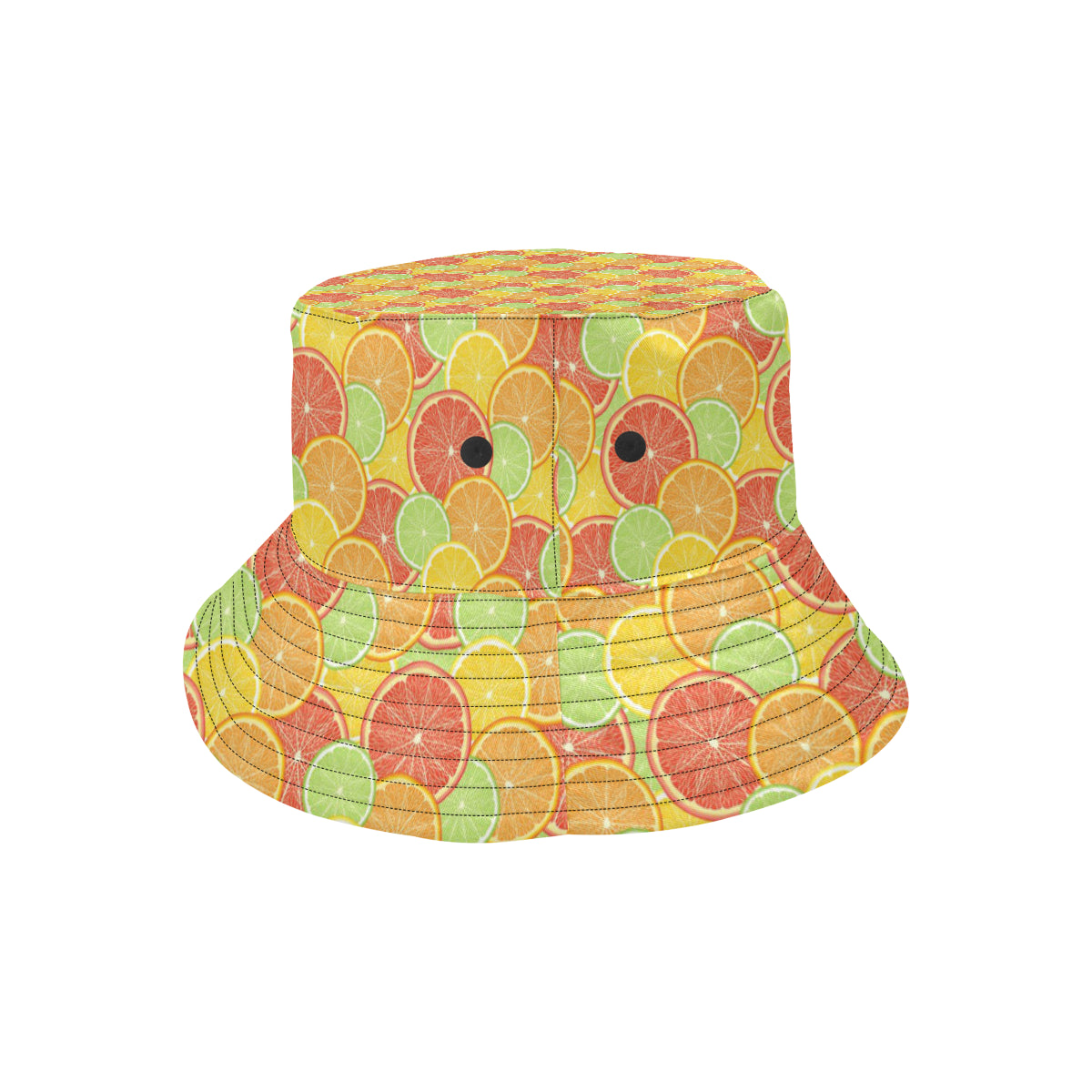 Grapefruit Pattern Print Design GF01 Unisex Bucket Hat
