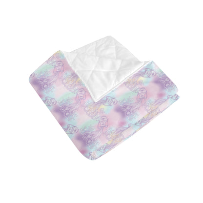 Aquarius Zodiac Pattern Print Design 01 Premium Quilt