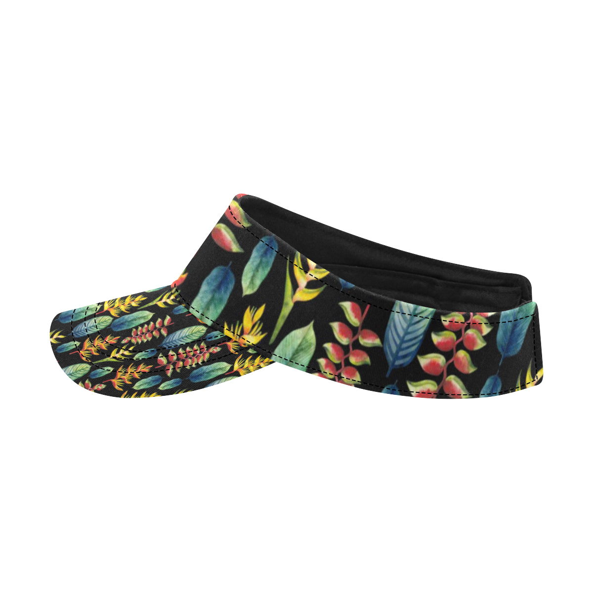 Heliconia Pattern Print Design HL03 Unisex Sun Visor