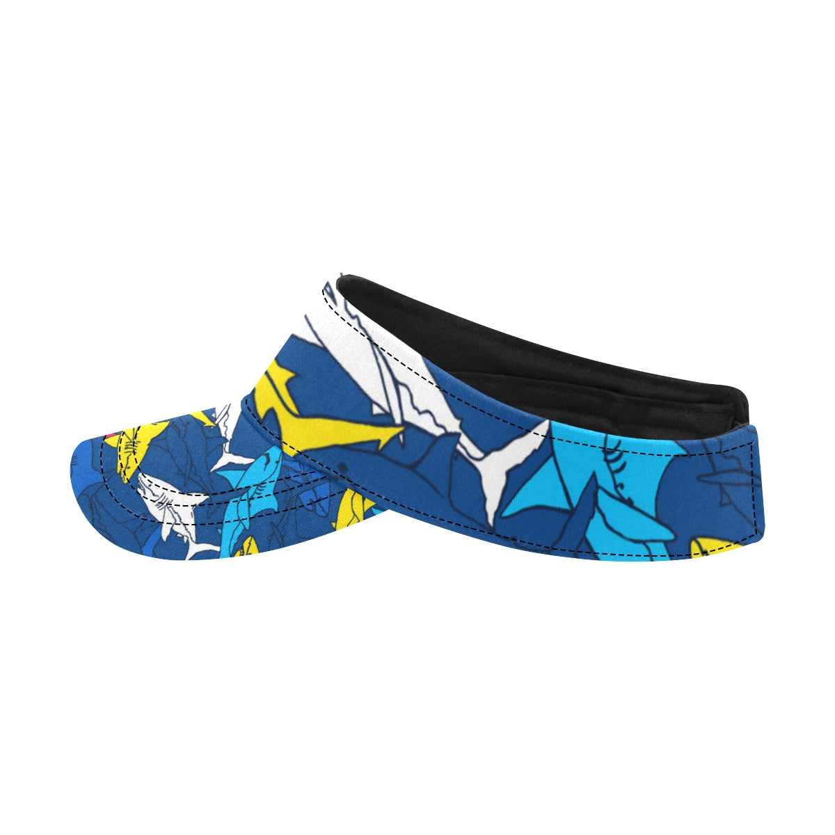 Shark Color Pattern Unisex Sun Visor