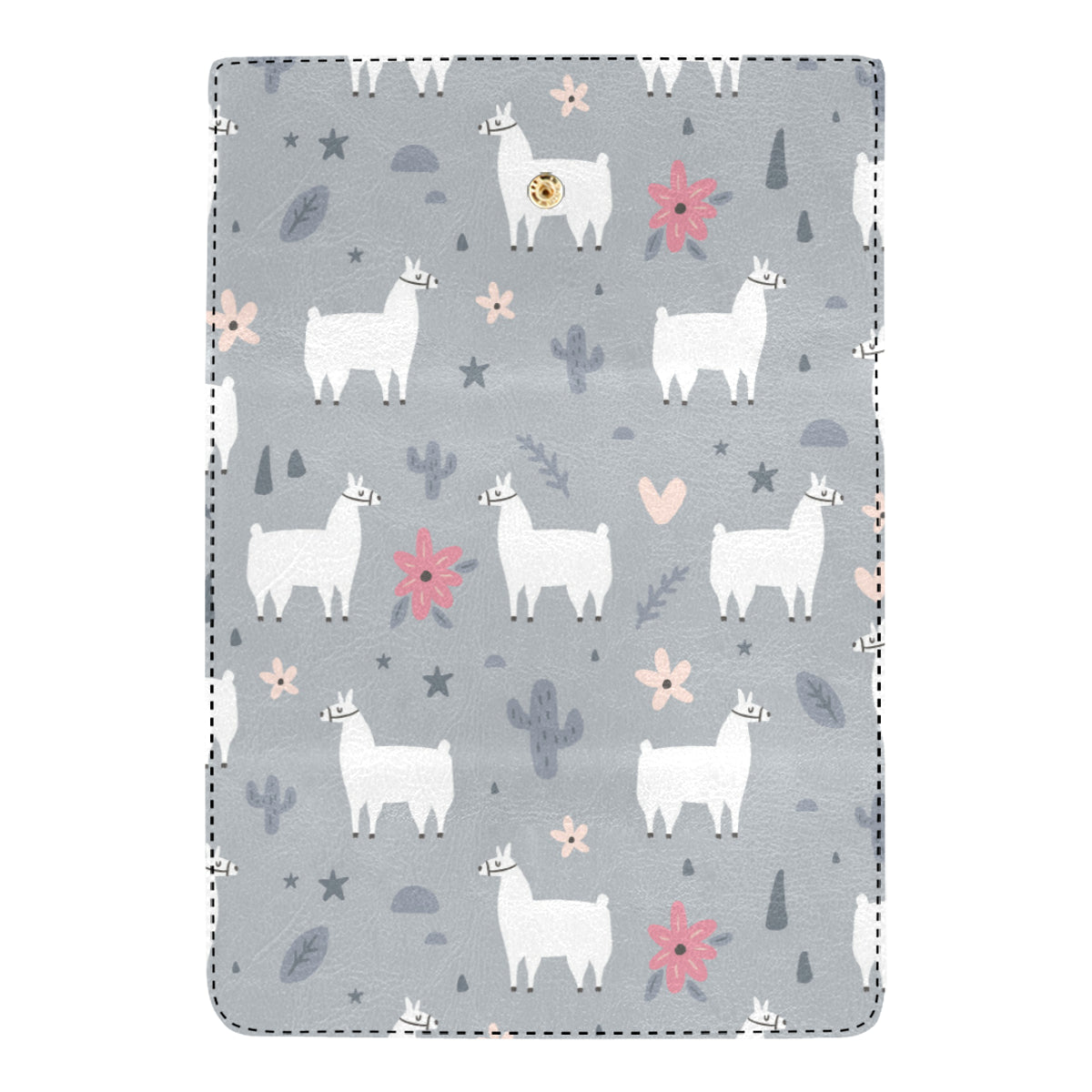 Llama Pattern Print Design 010 Women's Trifold Wallet