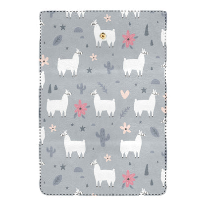 Llama Pattern Print Design 010 Women's Trifold Wallet