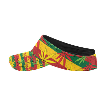 Rasta Pattern Print Design A03 Unisex Sun Visor
