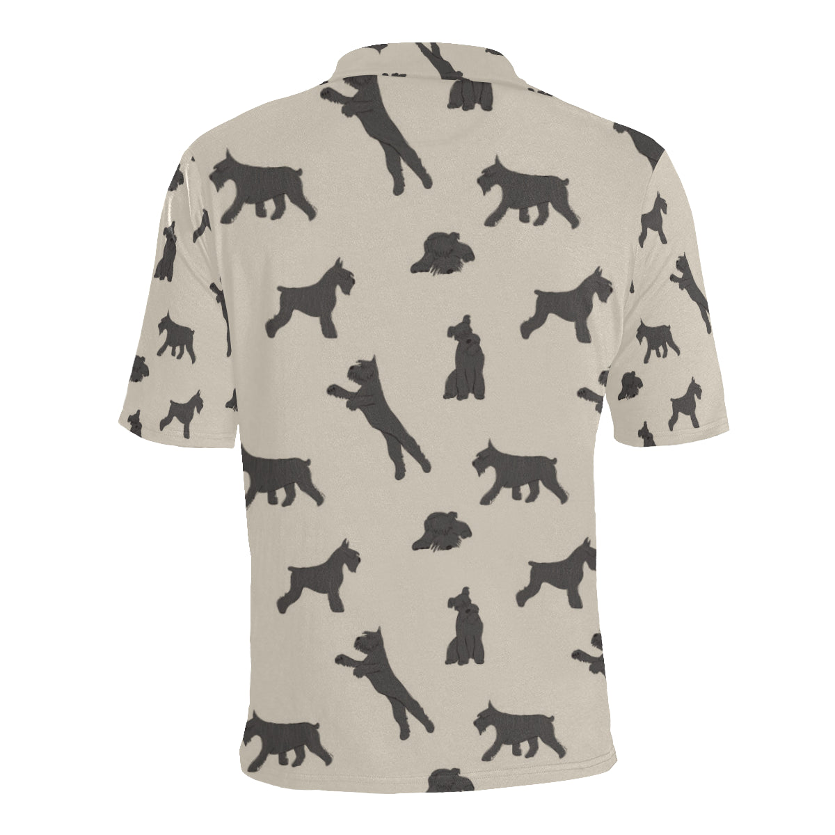 Schnauzers Pattern Print Design A06 Men Polo Shirt