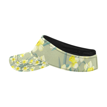 Daffodils Pattern Print Design DF01 Unisex Sun Visor