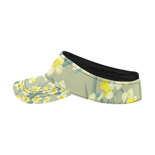 Daffodils Pattern Print Design DF01 Unisex Sun Visor