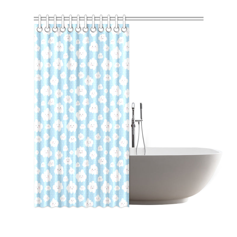 Cloud  Pattern Print Design 02 Shower Curtain