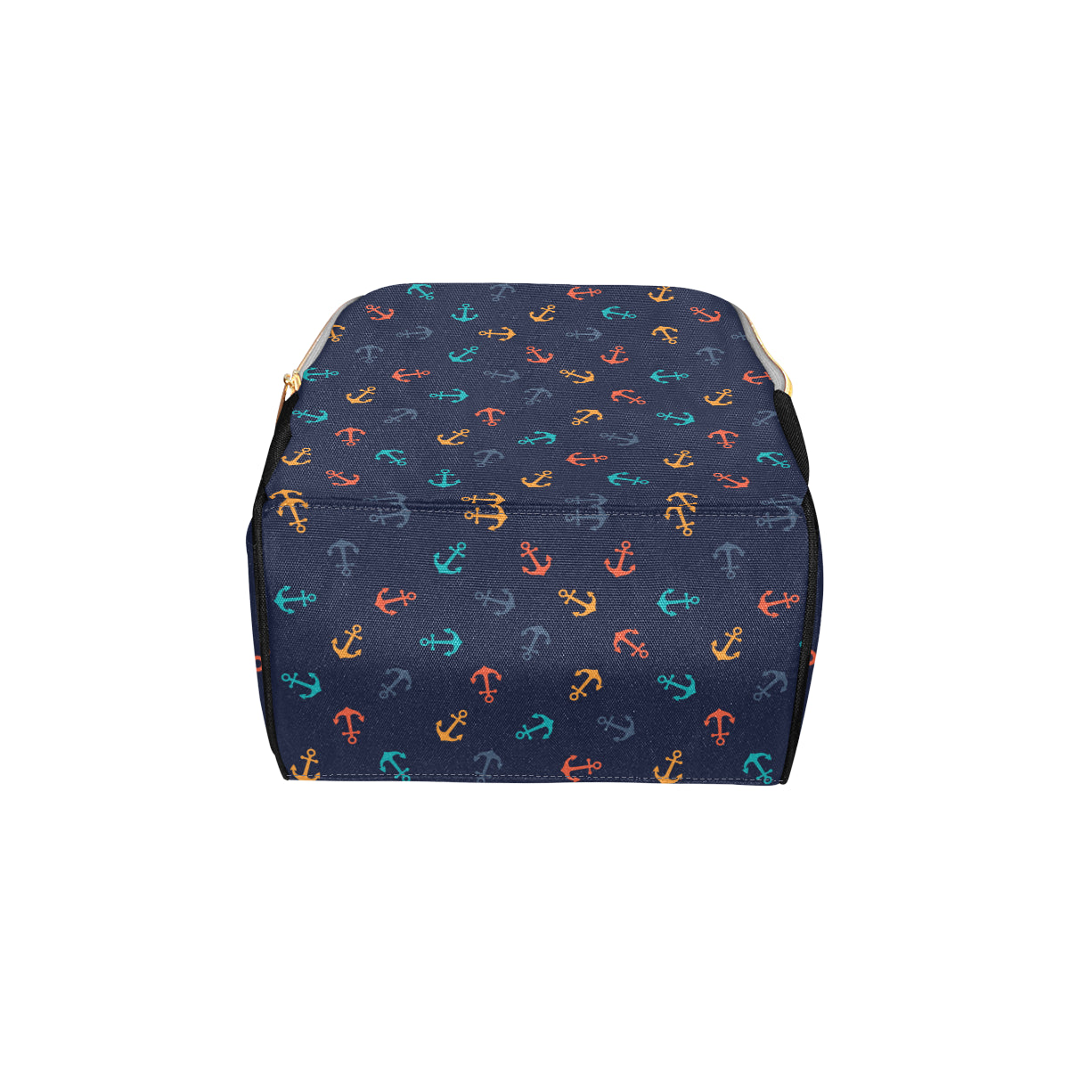 Anchor Pattern Print Design 05 Diaper Bag Backpack