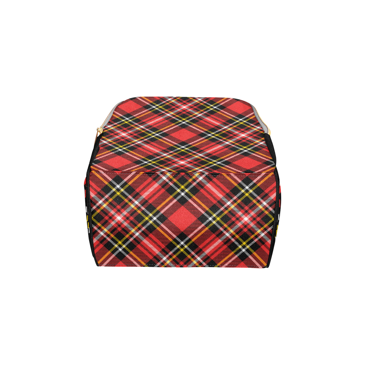 Plaid Red Pattern Print Design A03 Diaper Bag Backpack