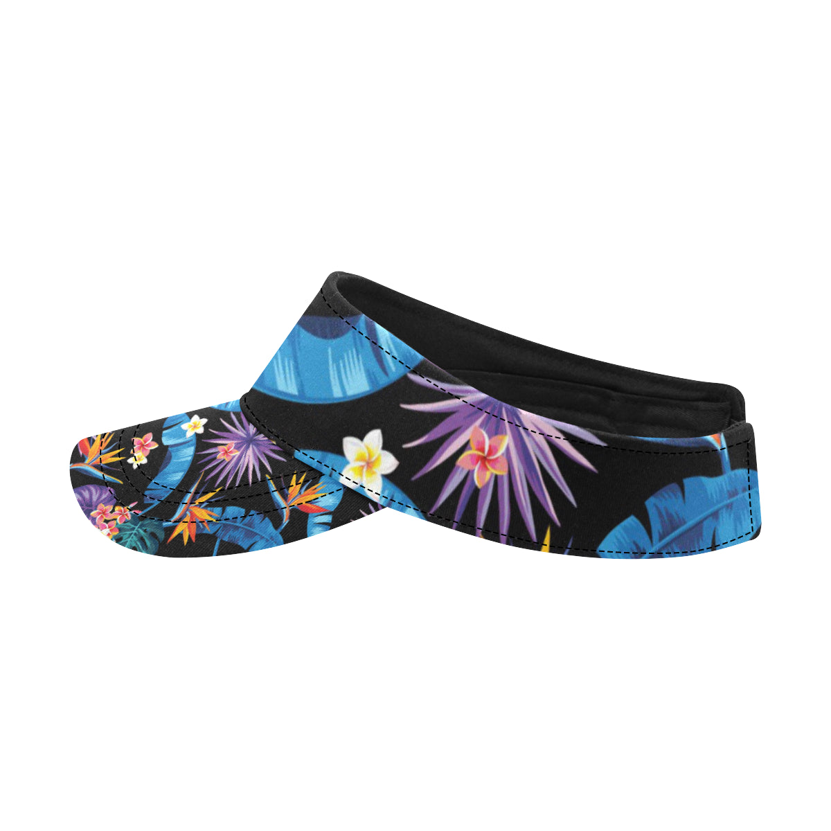 Tropical Flower Pattern Print Design TF018 Unisex Sun Visor