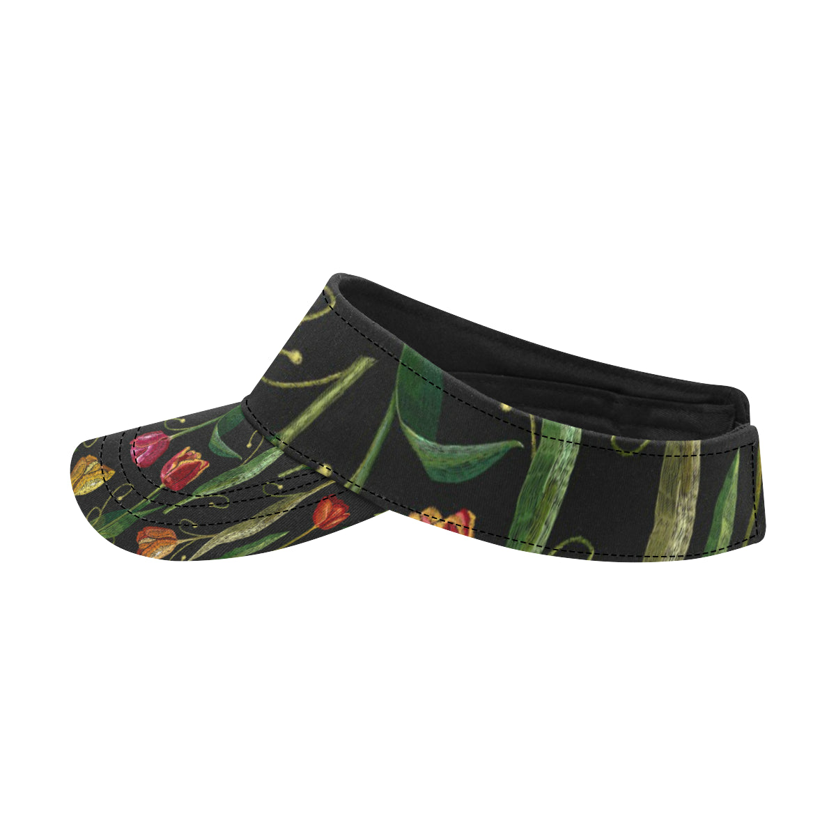 Tulip Embroidered Pattern Print Design TP01 Unisex Sun Visor