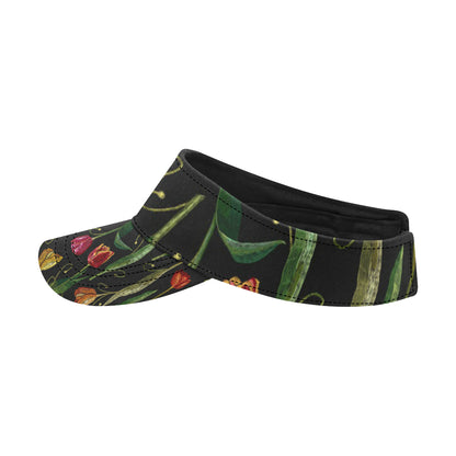 Tulip Embroidered Pattern Print Design TP01 Unisex Sun Visor