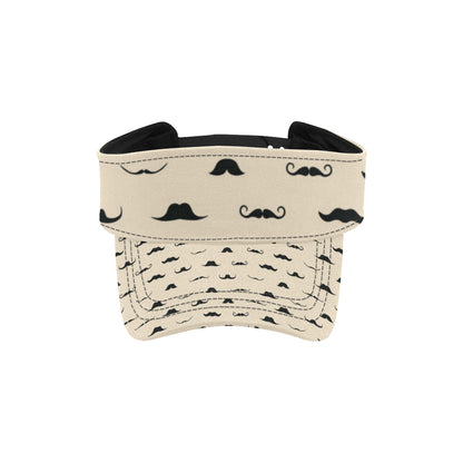 Mustache Pattern Print Design A03 Unisex Sun Visor
