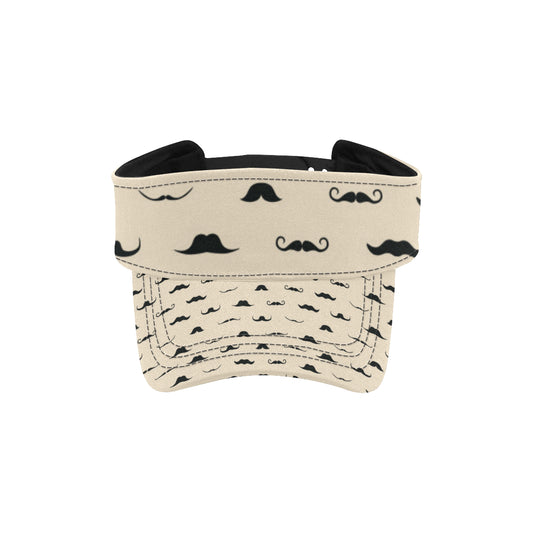Mustache Pattern Print Design A03 Unisex Sun Visor