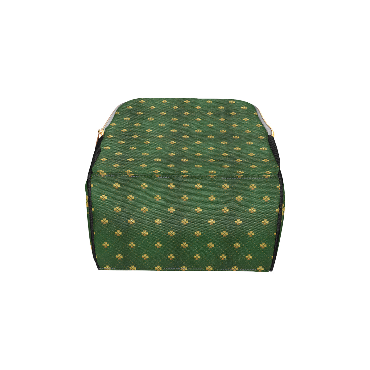 Clover  Pattern Print Design 01 Diaper Bag Backpack
