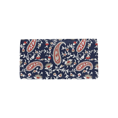 Paisley Pattern Print Design A05 Women's Trifold Wallet