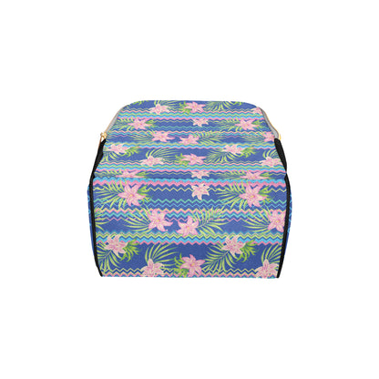 Lily Pattern Print Design LY015 Diaper Bag Backpack