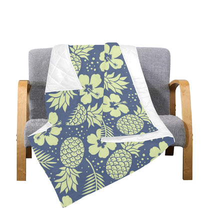 Pineapple Pattern Print Design PP07 Premium Quilt